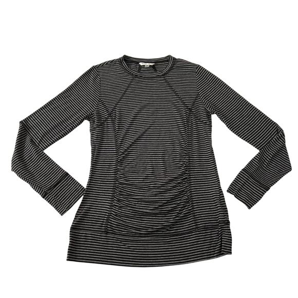 CAbi Crewneck Stripe Top Size Med Style # 795 Stretch Pullover Casual Multicolor - Picture 1 of 8